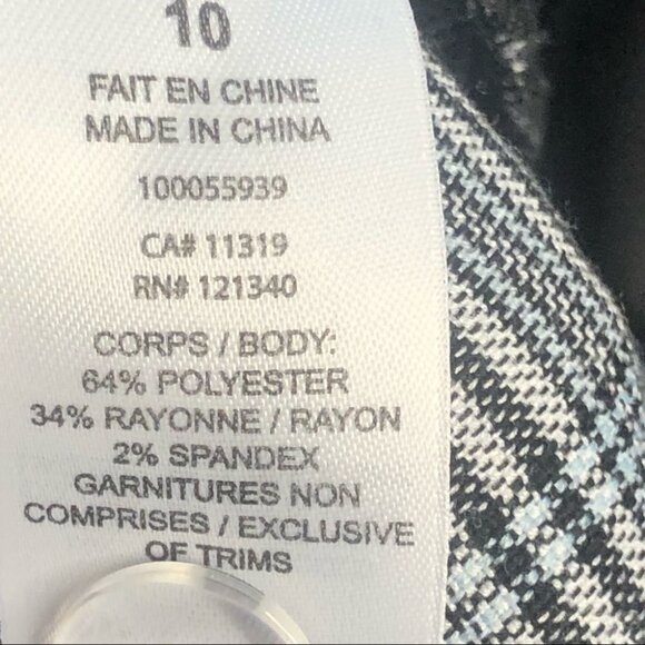 DYNAMITE Plaid Pants Size 10 - Picture 10 of 11